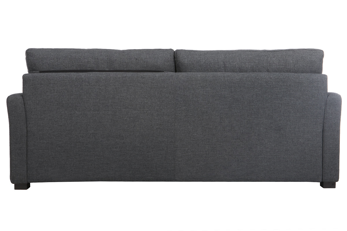Sof� dise�o 3 plazas tejido gris oscuro MILORD