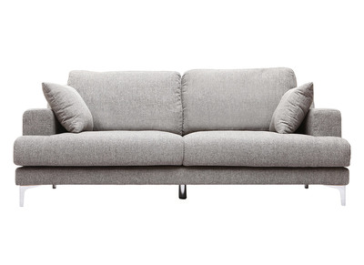 Sof&aacute; dise&ntilde;o 3 plazas tejidogris claro BOMEN