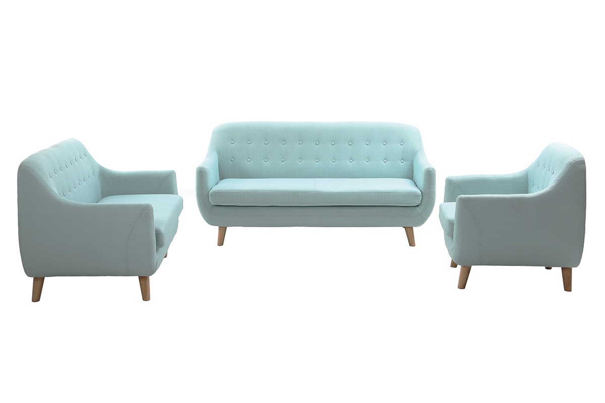 Sof� dise�o 3 plazas verde menta YNOK