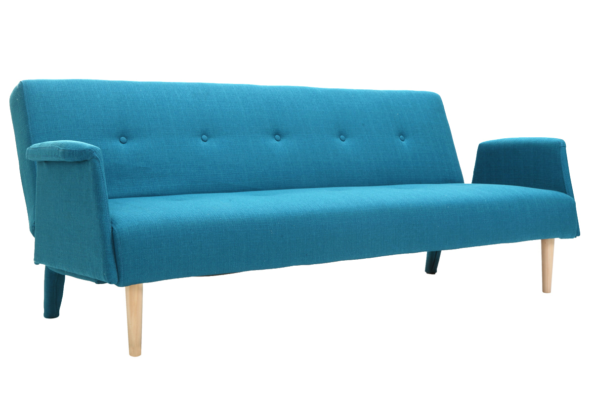 Sof� dise�o convertible azul OSCAR