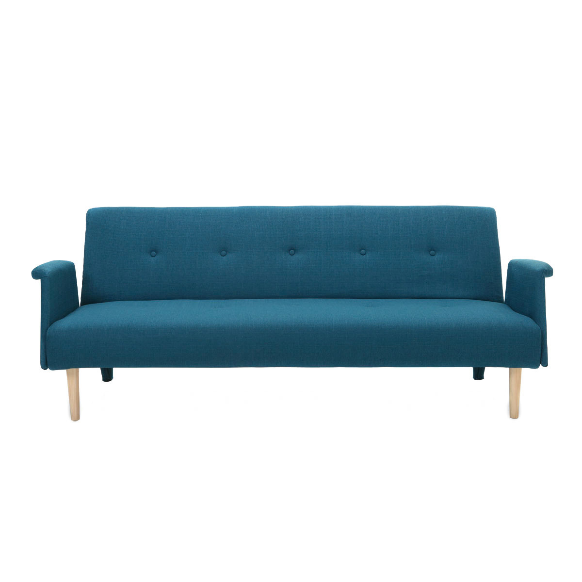 Sofá diseño convertible azul OSCAR