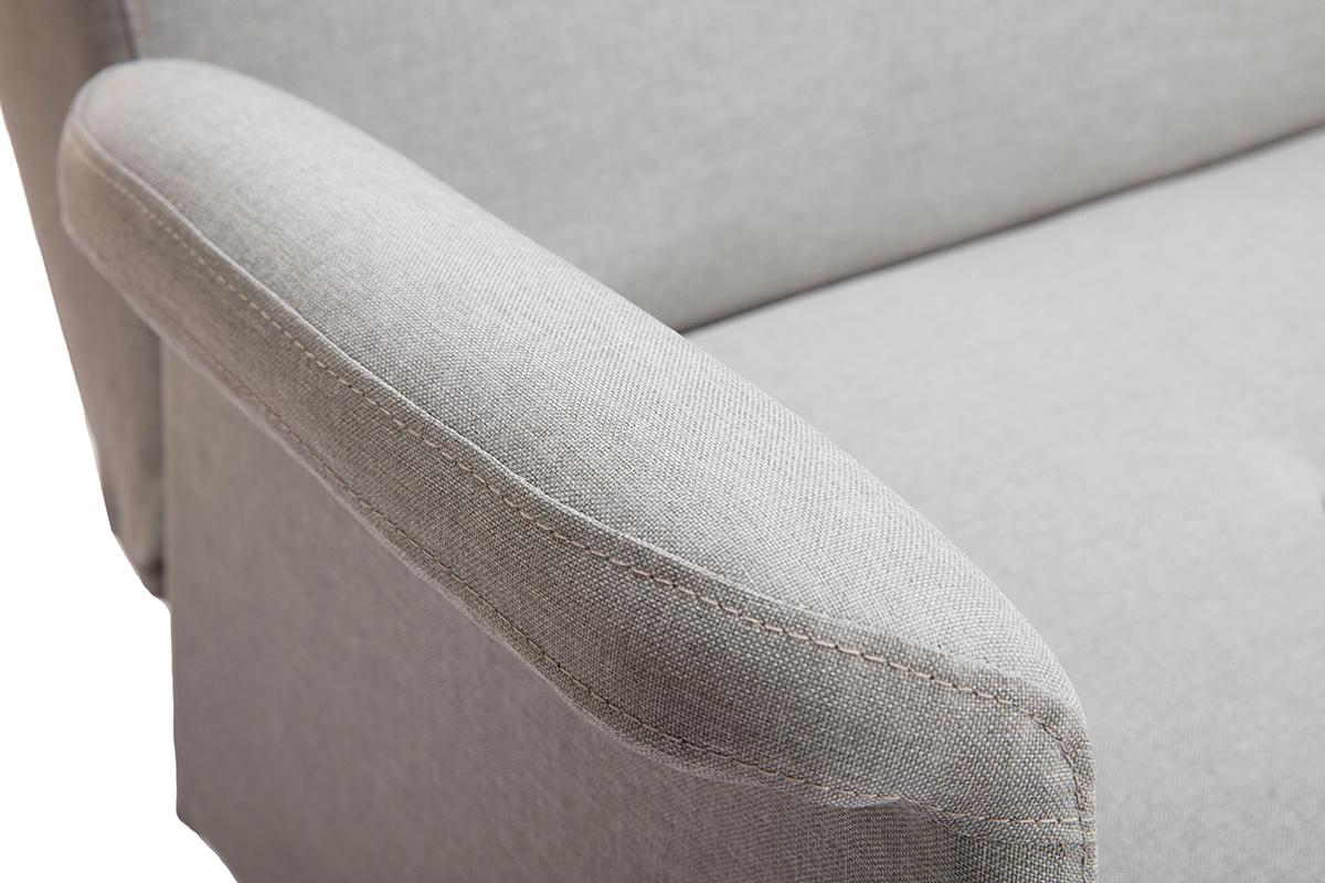 Sof diseo convertible gris claro OSCAR