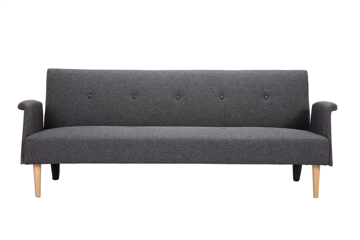 Sof diseo convertible gris oscuro OSCAR