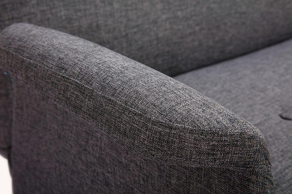 Sof diseo convertible gris oscuro OSCAR