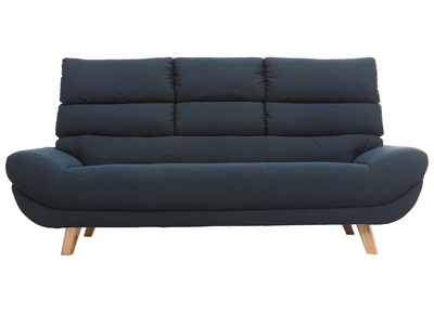 Sof&aacute; dise&ntilde;o escandinavo 3 plazas azul NORDIK