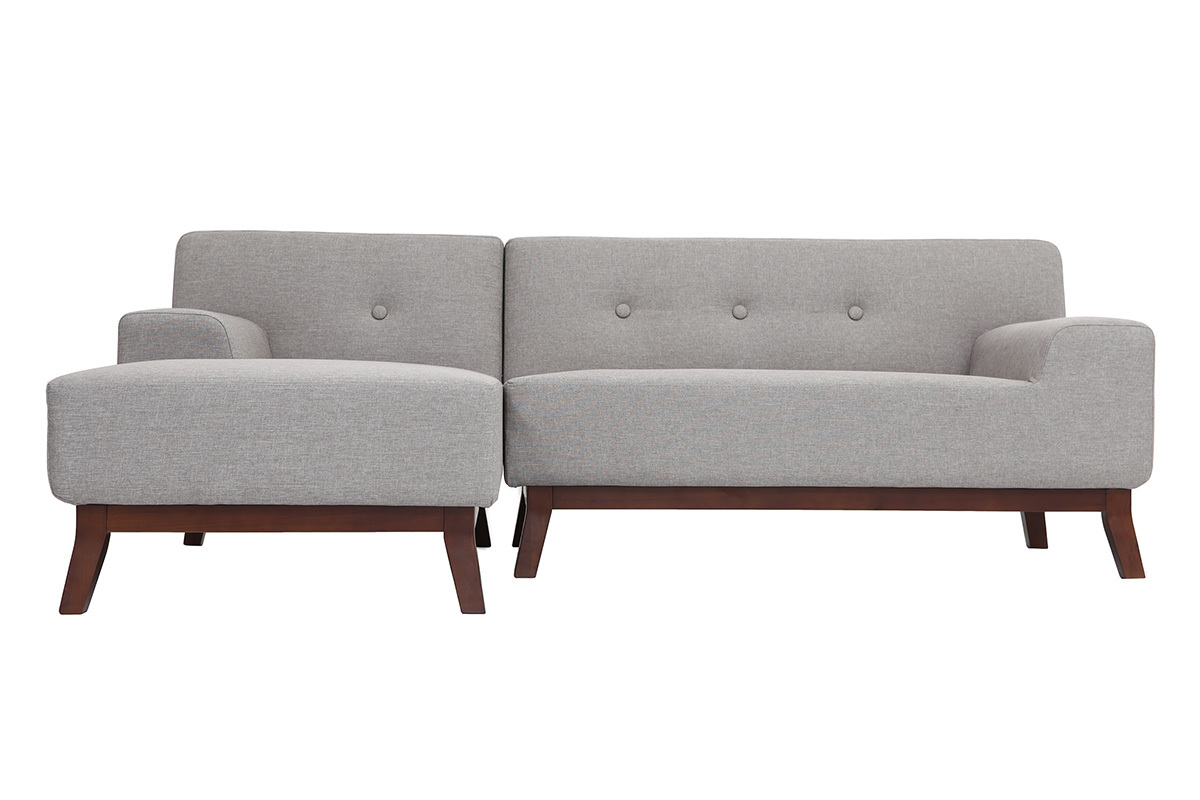 Sof� esquinero de dise�o gris VILA