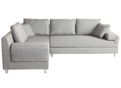 Sof&aacute; esquinero izquierdo convertible gris CHICAGO