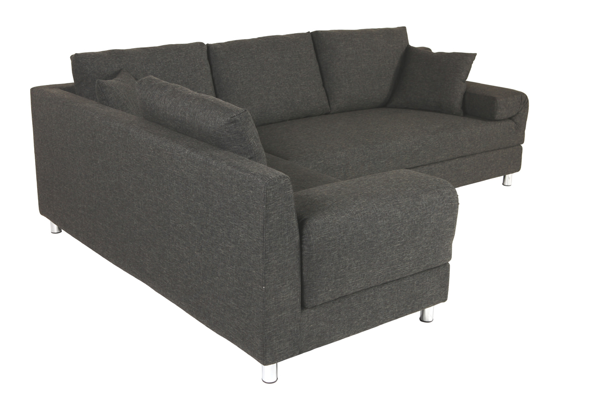 Sof� esquinero izquierdo convertible negro CHICAGO