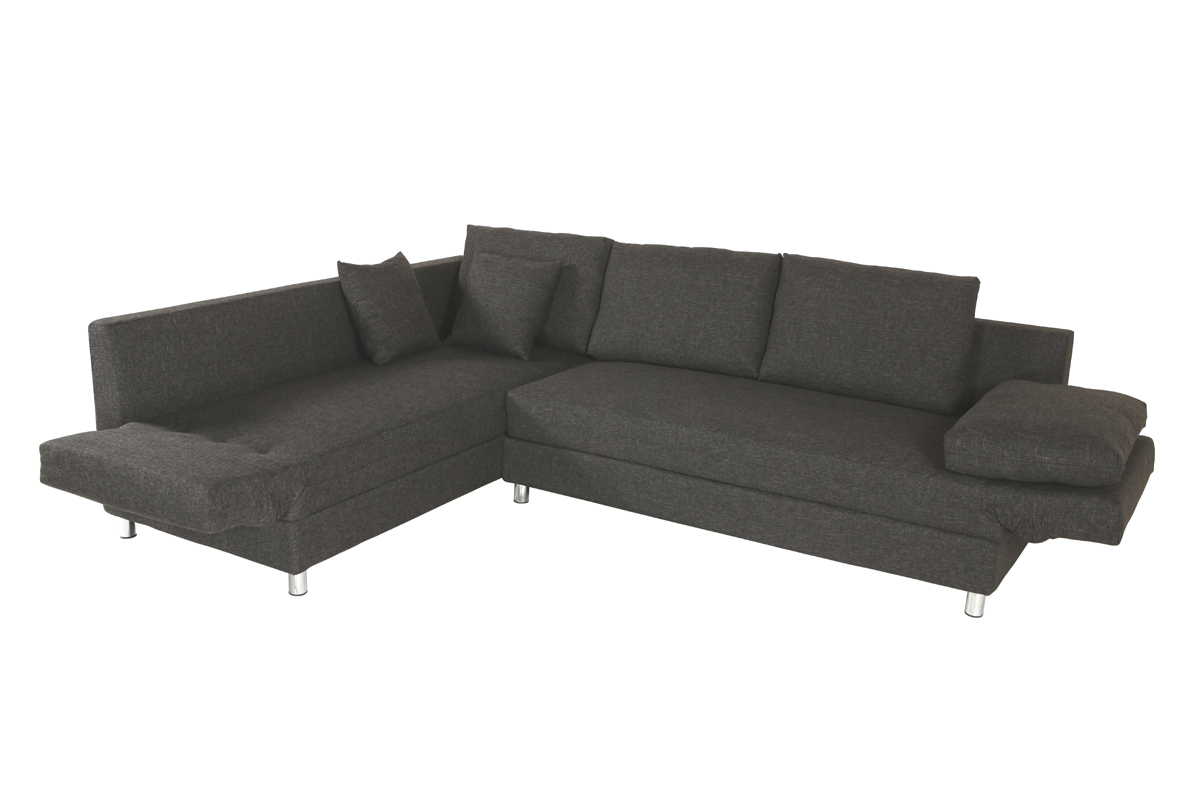 Sof� esquinero izquierdo convertible negro CHICAGO