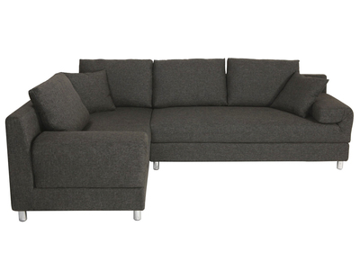 Sof&aacute; esquinero izquierdo convertible negro CHICAGO