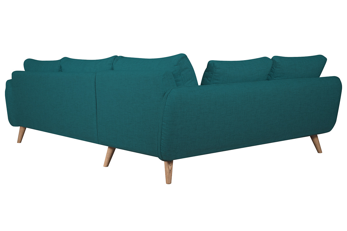 Sof esquinero nrdico 5 plazas azul petrleo CREEP