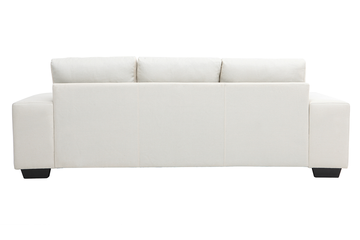 Sof esquinero tejido color natural 3 plazas DEAUVILLE