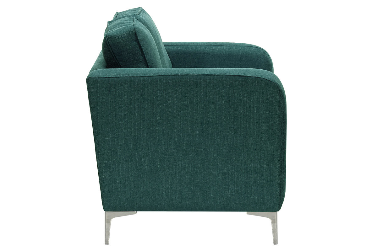 Sof moderno 2 plazas azul petrleo HARRY