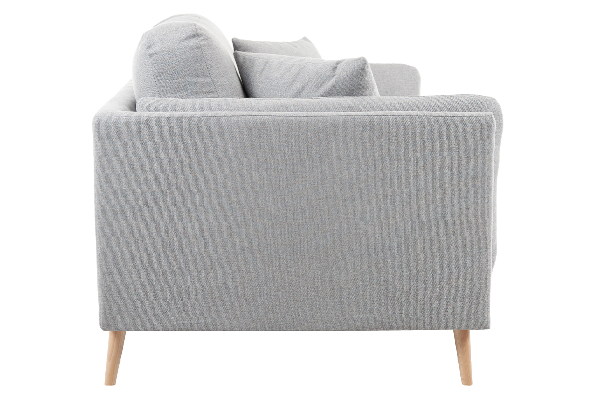 Sof moderno 2plazas de tela gris VOGUE