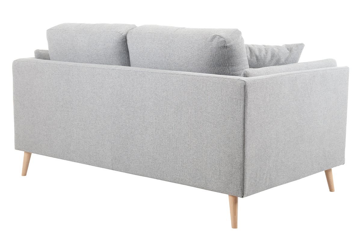 Sof moderno 2plazas de tela gris VOGUE