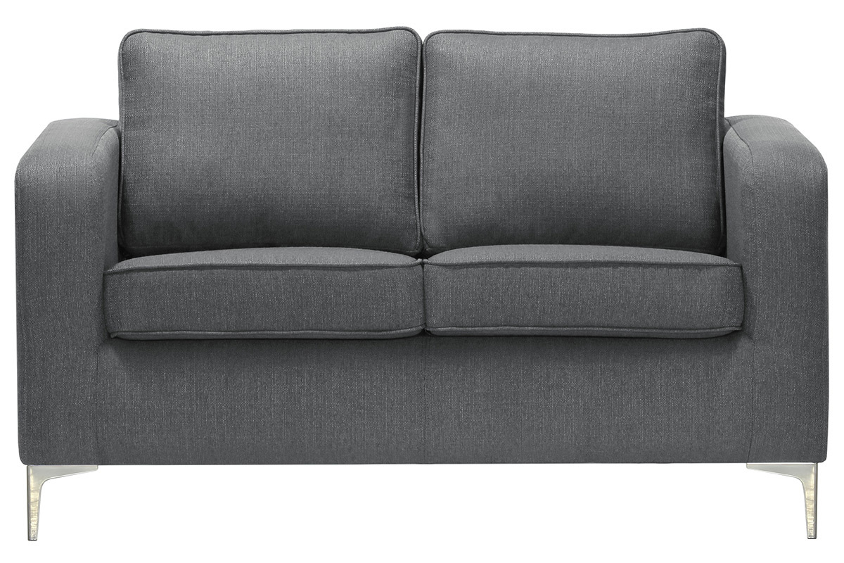 Sof moderno 2 plazas gris claro HARRY