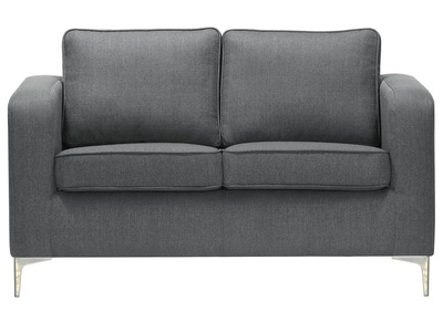 Sof&aacute; moderno 2 plazas gris claro HARRY