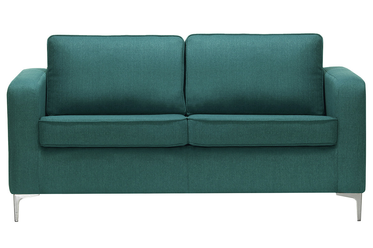 Sof� moderno 3 plazas azul petr�leo HARRY