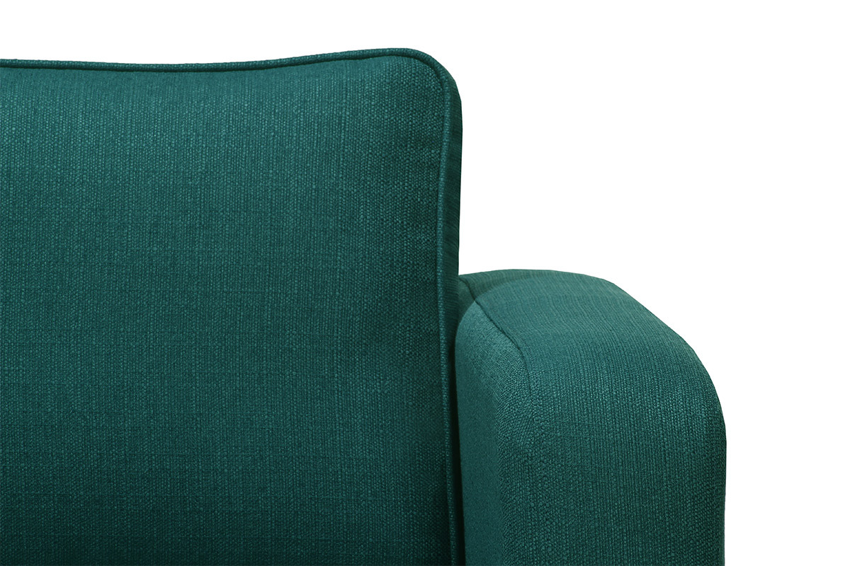 Sof� moderno 3 plazas azul petr�leo HARRY