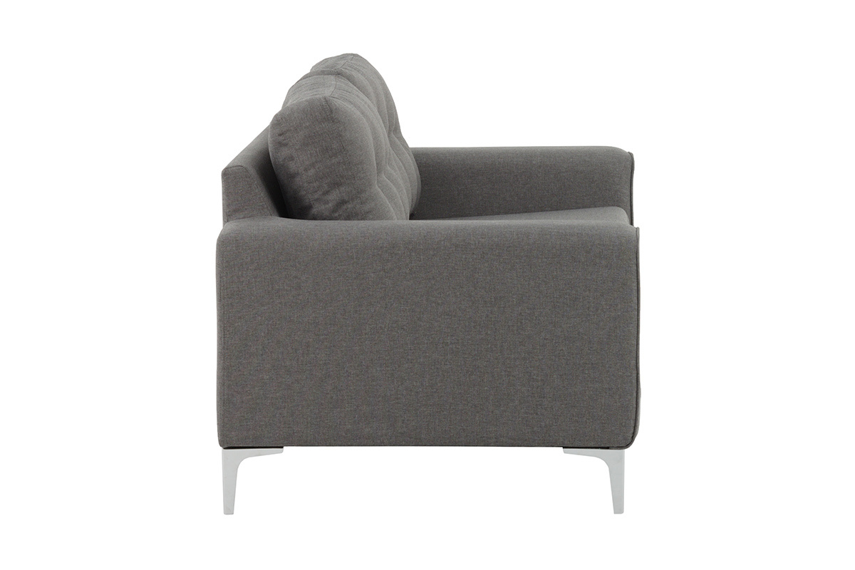 Sof moderno 3 plazas gris claro EBONY