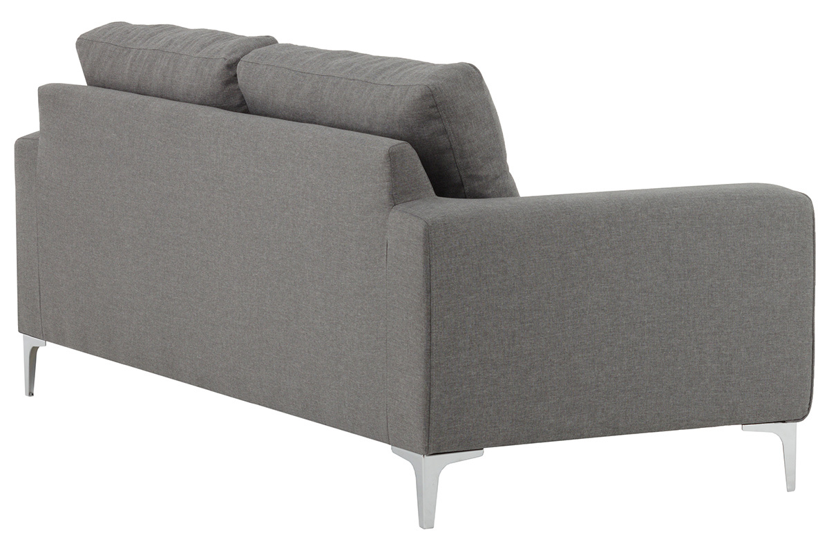 Sof moderno 3 plazas gris claro EBONY