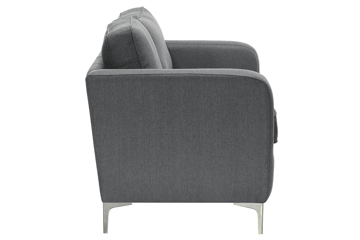 Sof moderno 3 plazas gris claro HARRY