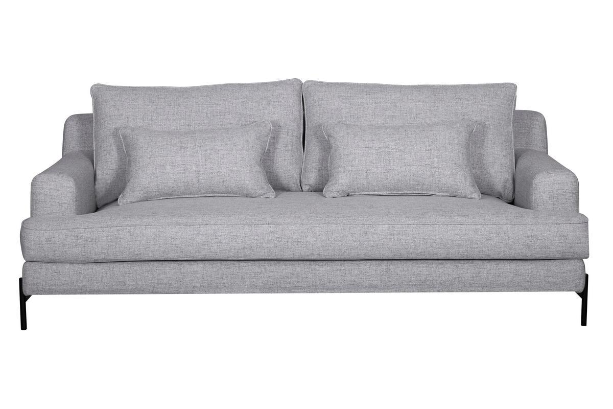 Sof moderno 4plazas gris jaspeado PUCHKINE