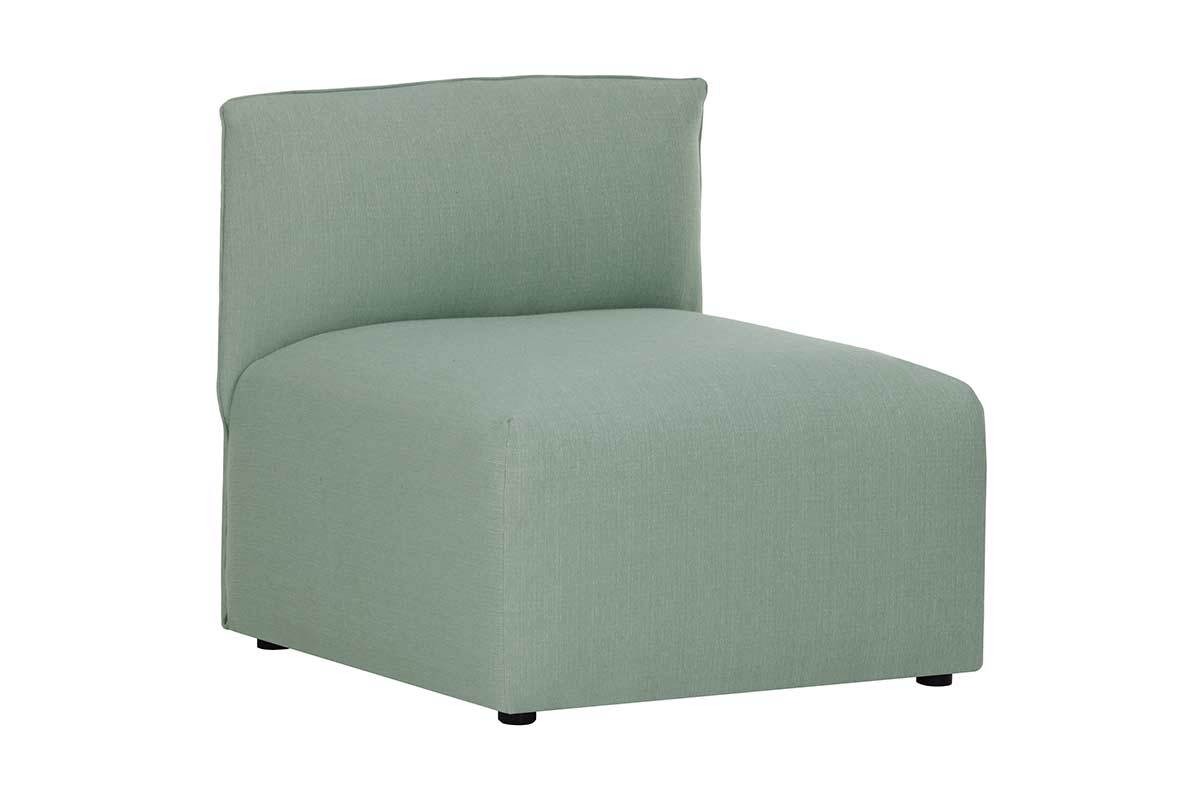 Sof moderno modulable azul claro 3 plazas MODULO