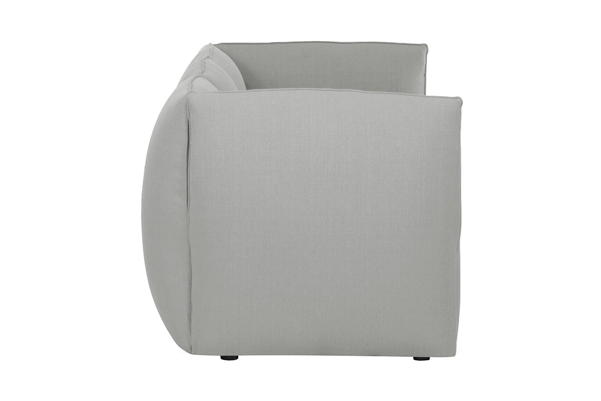Sof moderno modulable gris 3 plazas MODULO