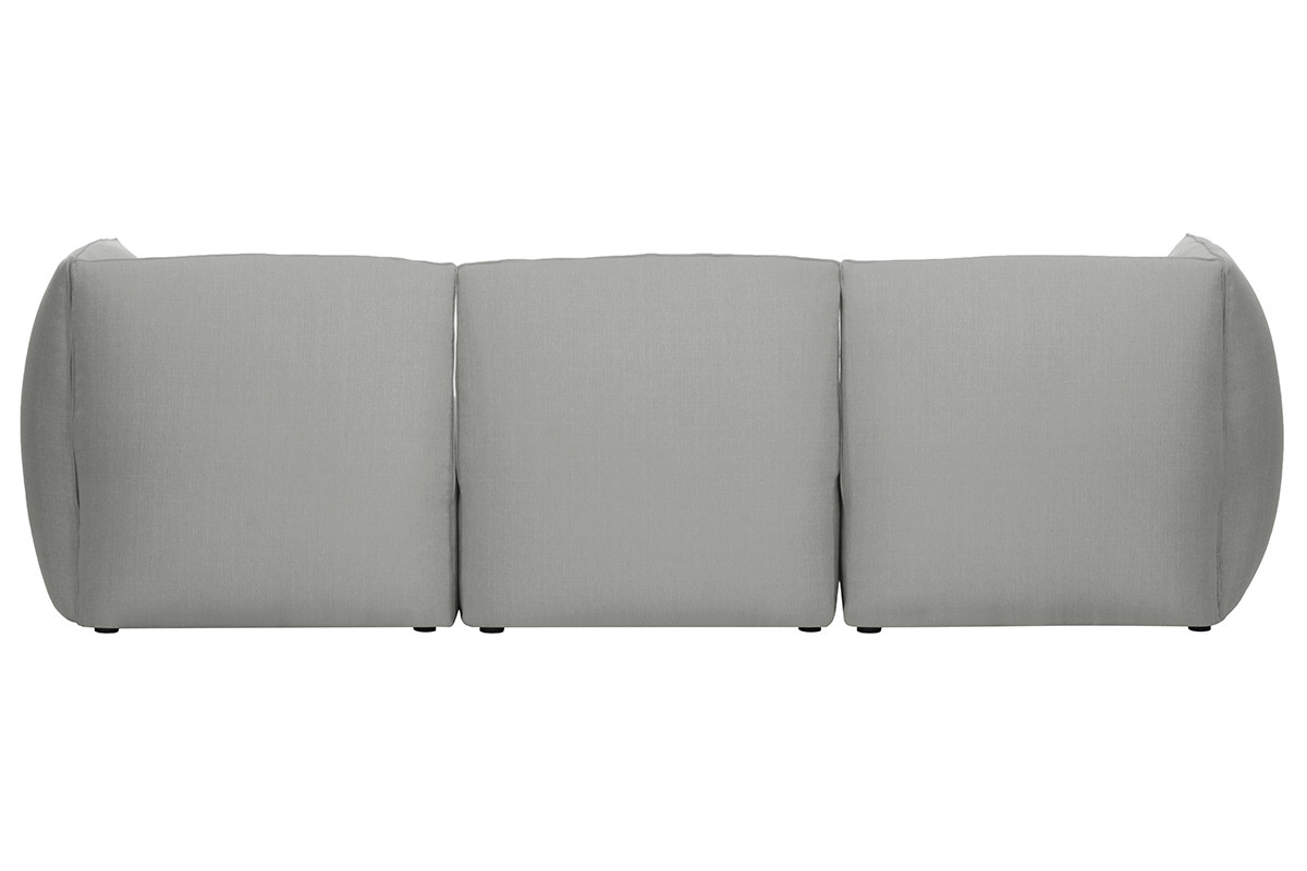 Sof moderno modulable gris 3 plazas MODULO