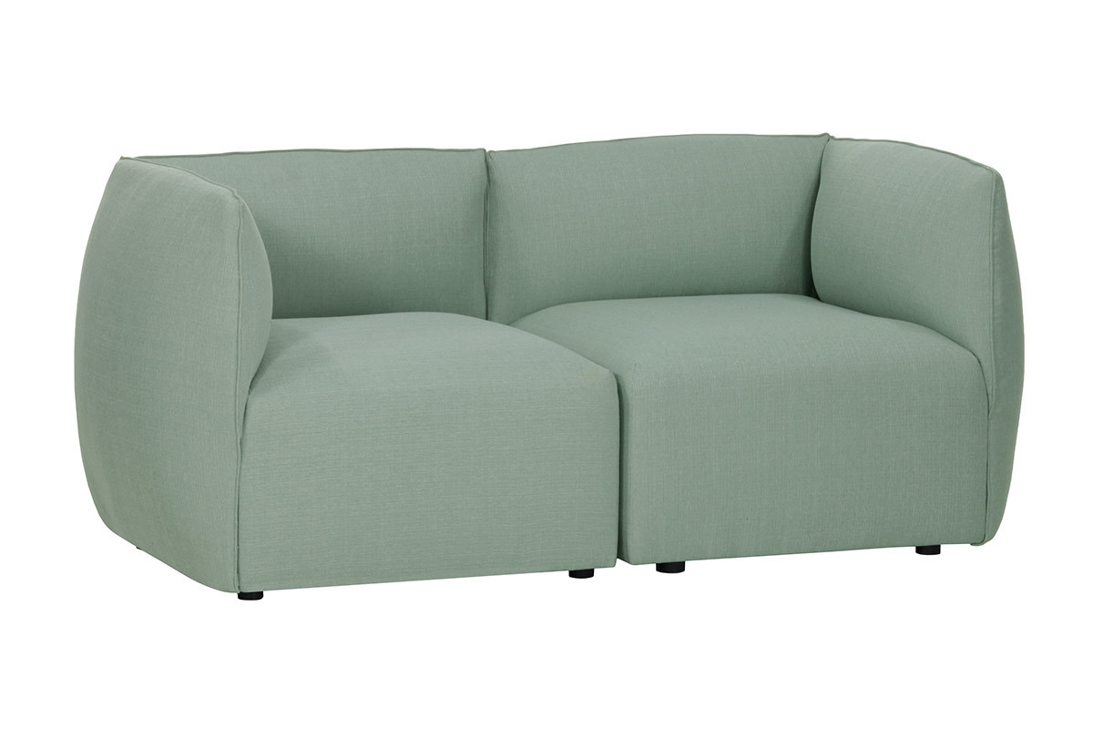 Sof moderno modular azul claro 2 plazas MODULO