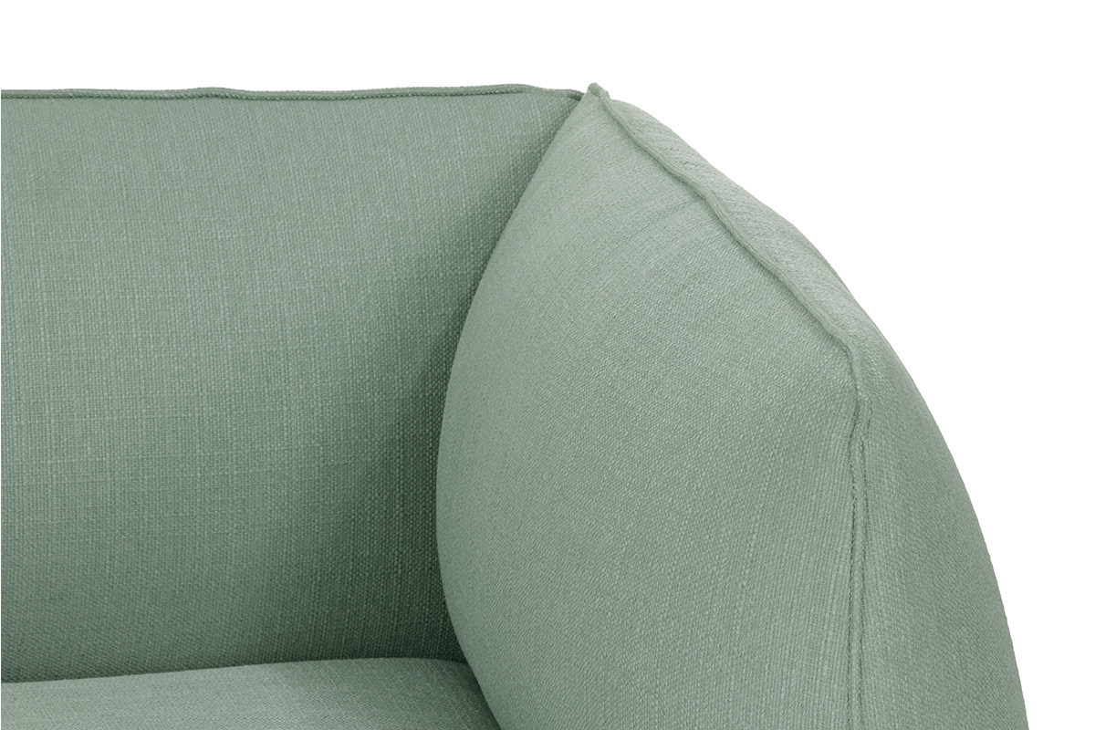 Sof moderno modular azul claro 2 plazas MODULO