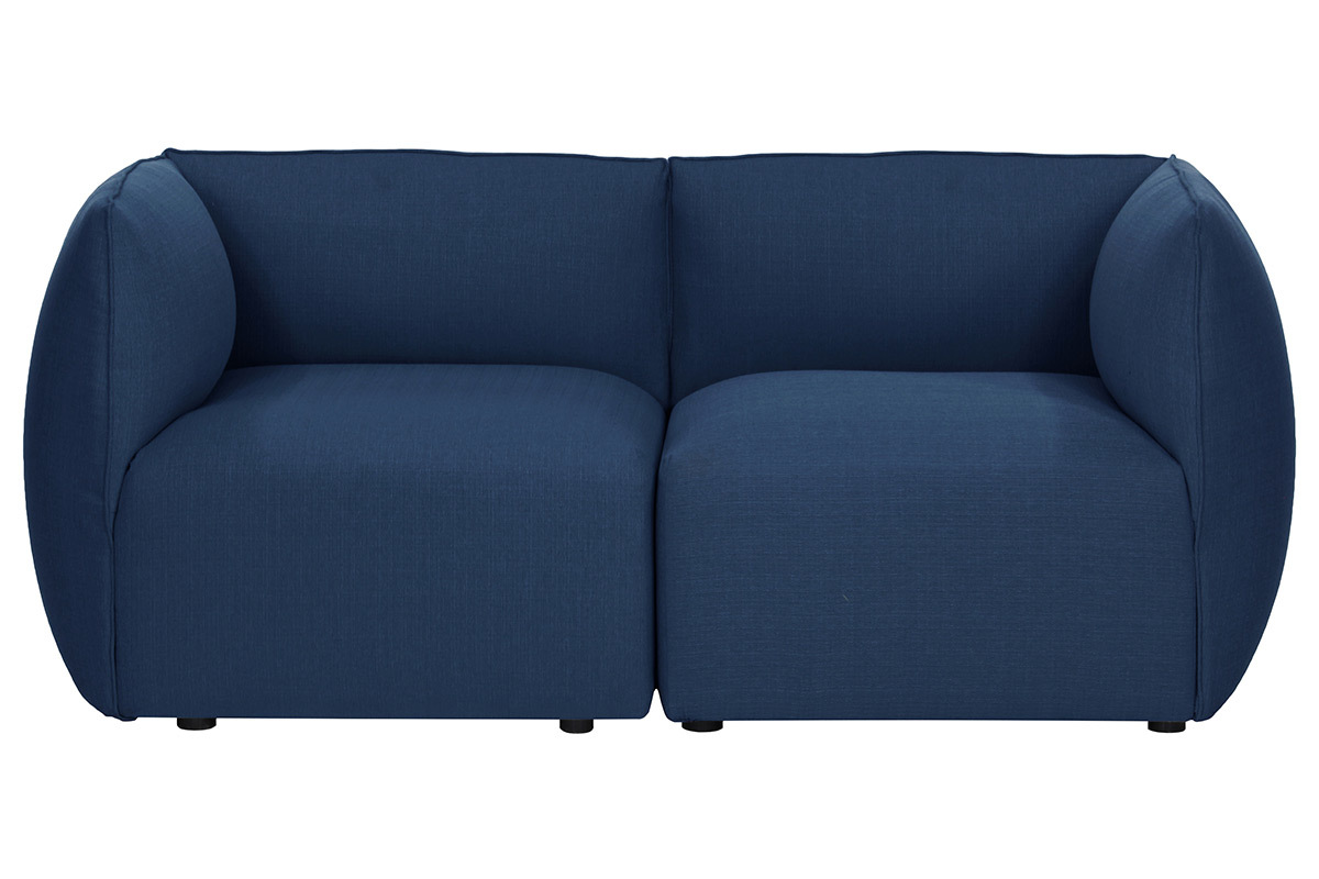 Sof moderno modular azul oscuro 2 plazas MODULO