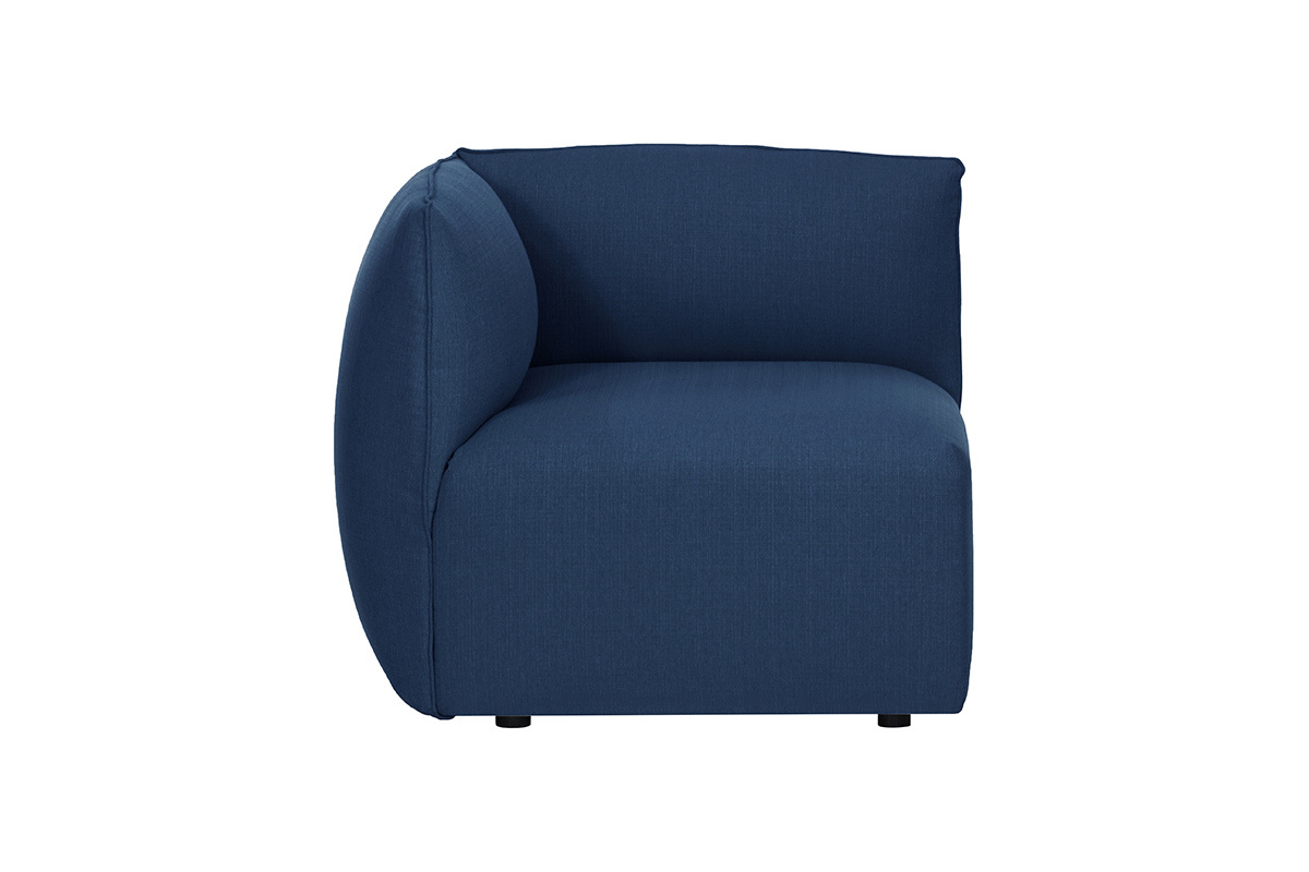 Sof moderno modular azul oscuro 2 plazas MODULO