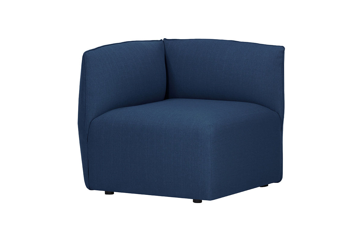 Sof moderno modular azul oscuro 2 plazas MODULO