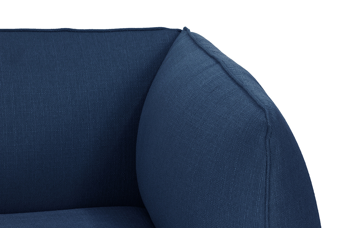Sof moderno modular azul oscuro 2 plazas MODULO