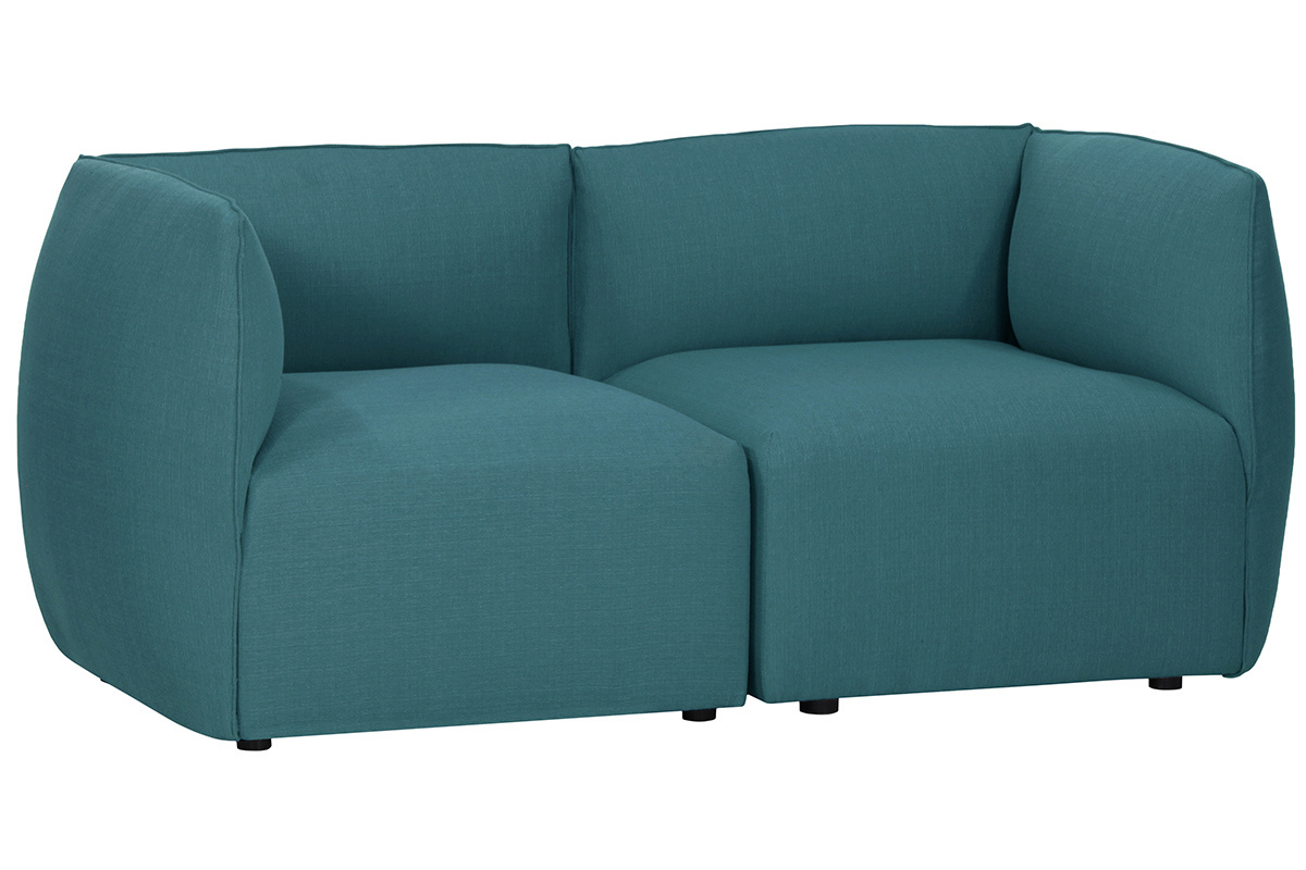 Sof moderno modular azul petrleo 2 plazas MODULO