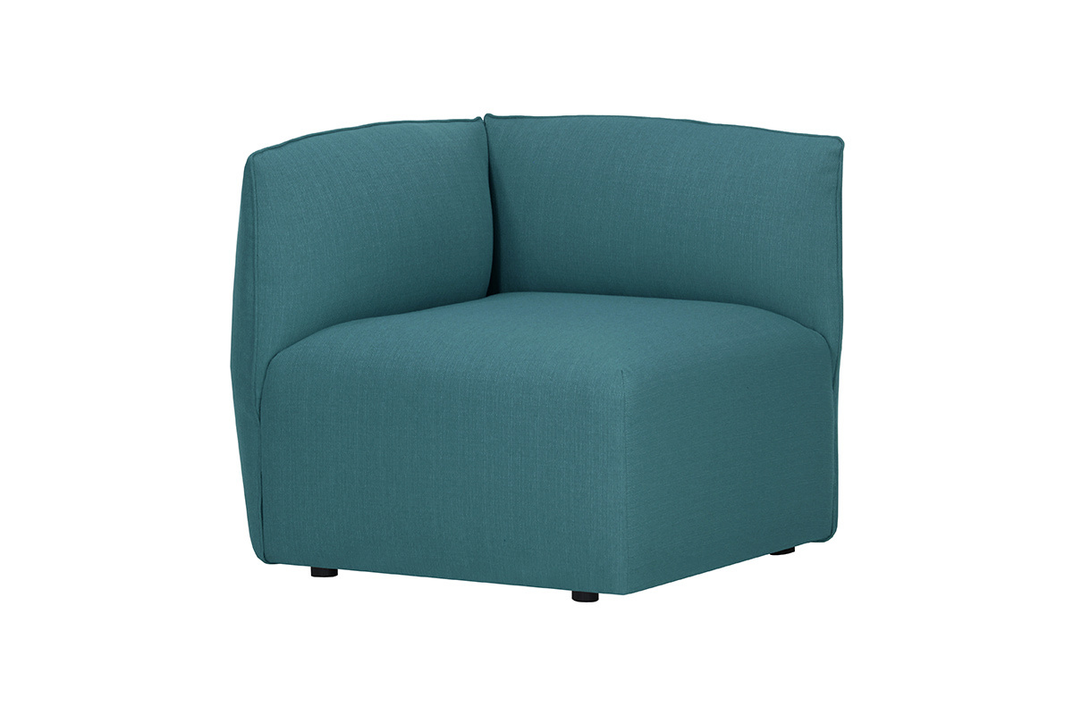 Sof moderno modular azul petrleo 2 plazas MODULO