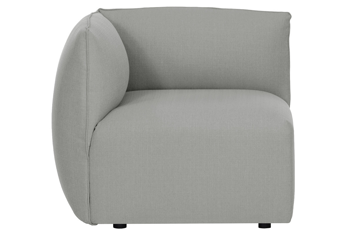 Sof moderno modular gris 2 plazas MODULO