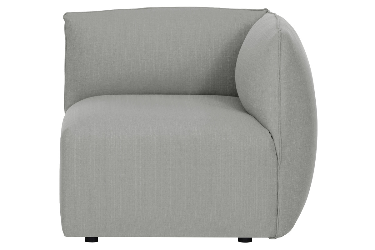 Sof moderno modular gris 2 plazas MODULO