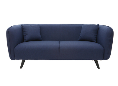 Sof&aacute; moderno tejido azul oscuro 3 plazas MOONLIGHT