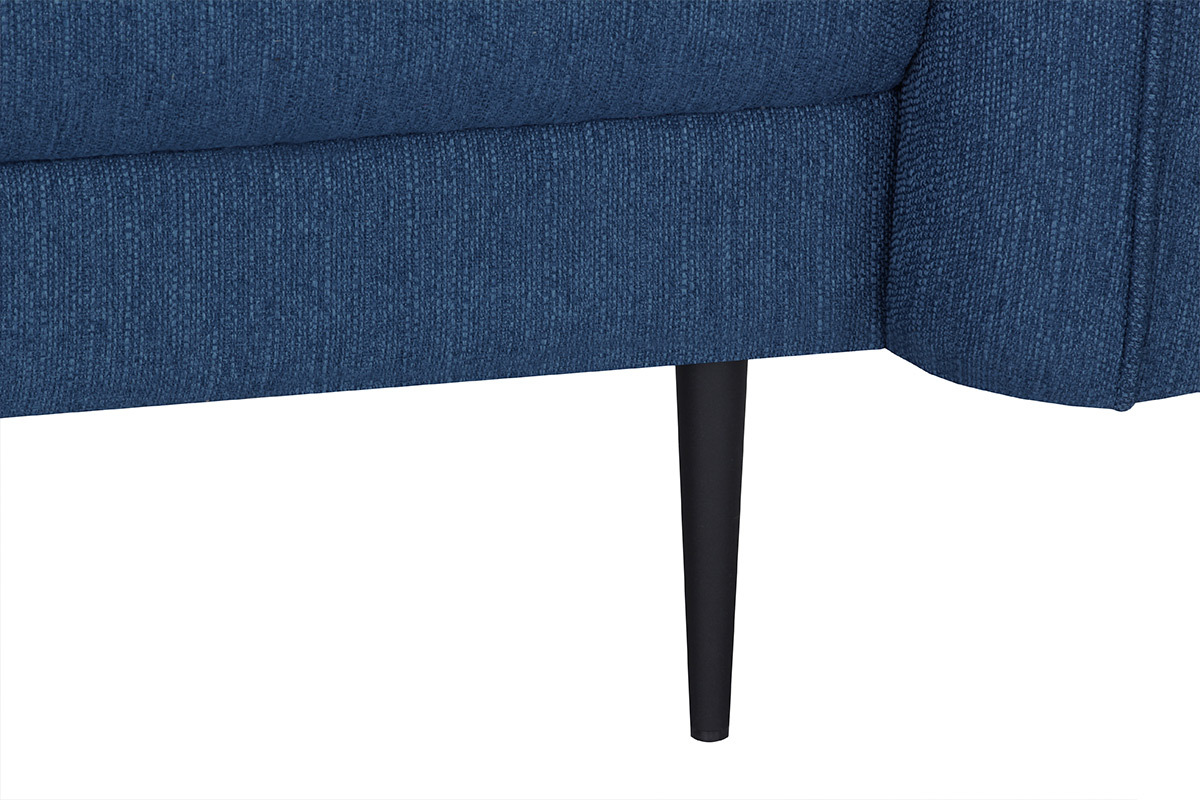 Sof moderno tejido azul oscuro 3 plazas SIDI