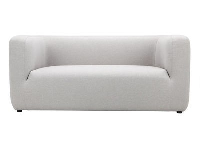 Sof&aacute; moderno tejido gris 2 plazas BACIO