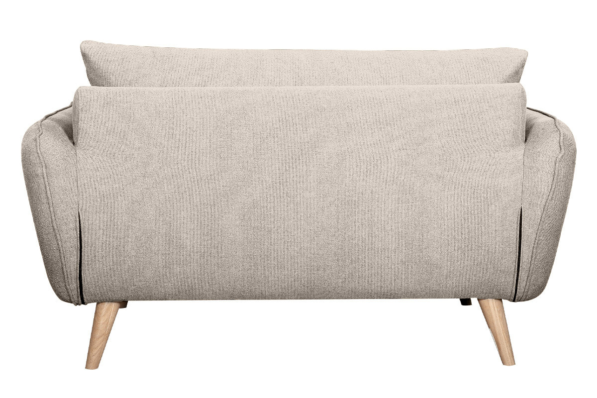 Sof nrdico 2plazas beige con patas de haya maciza CREEP