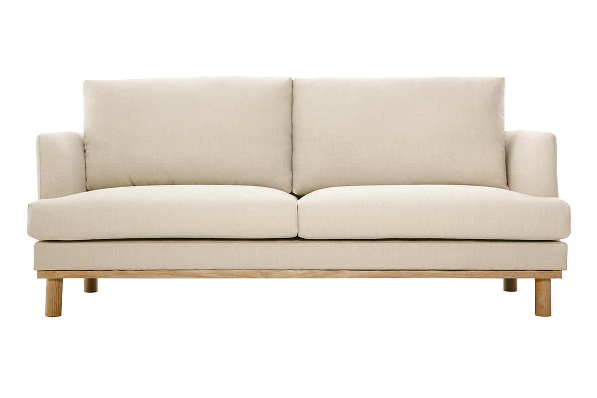 Sof nrdico 3plazas beige HOBART