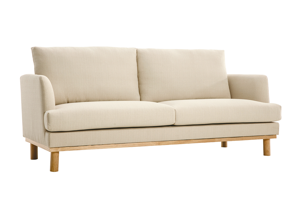 Sof nrdico 3plazas beige HOBART