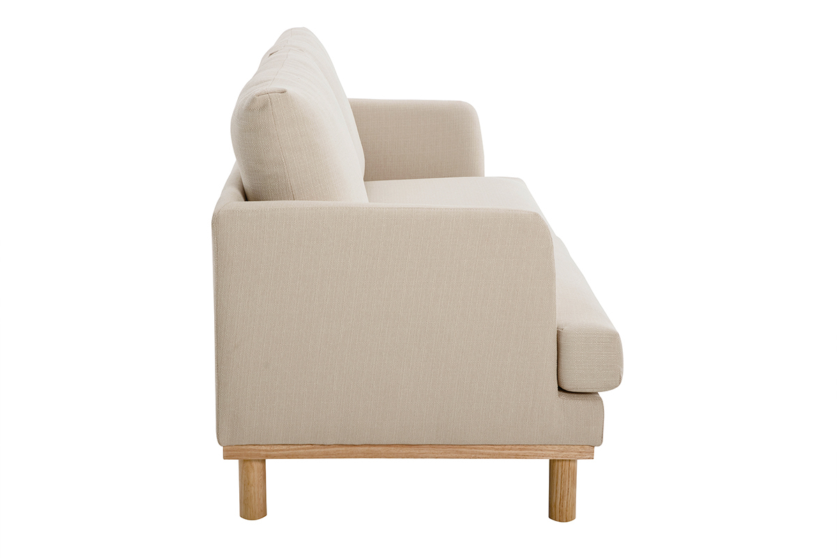 Sof nrdico 3plazas beige HOBART
