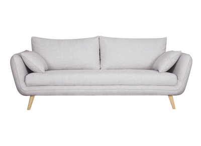 Sofá nórdico 3 plazas gris claro CREEP