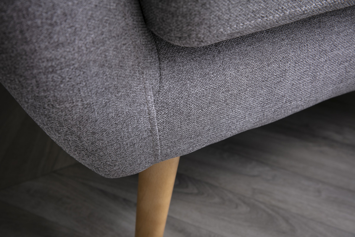 Sof rinconera reversible 3 plazas gris claro LOFA