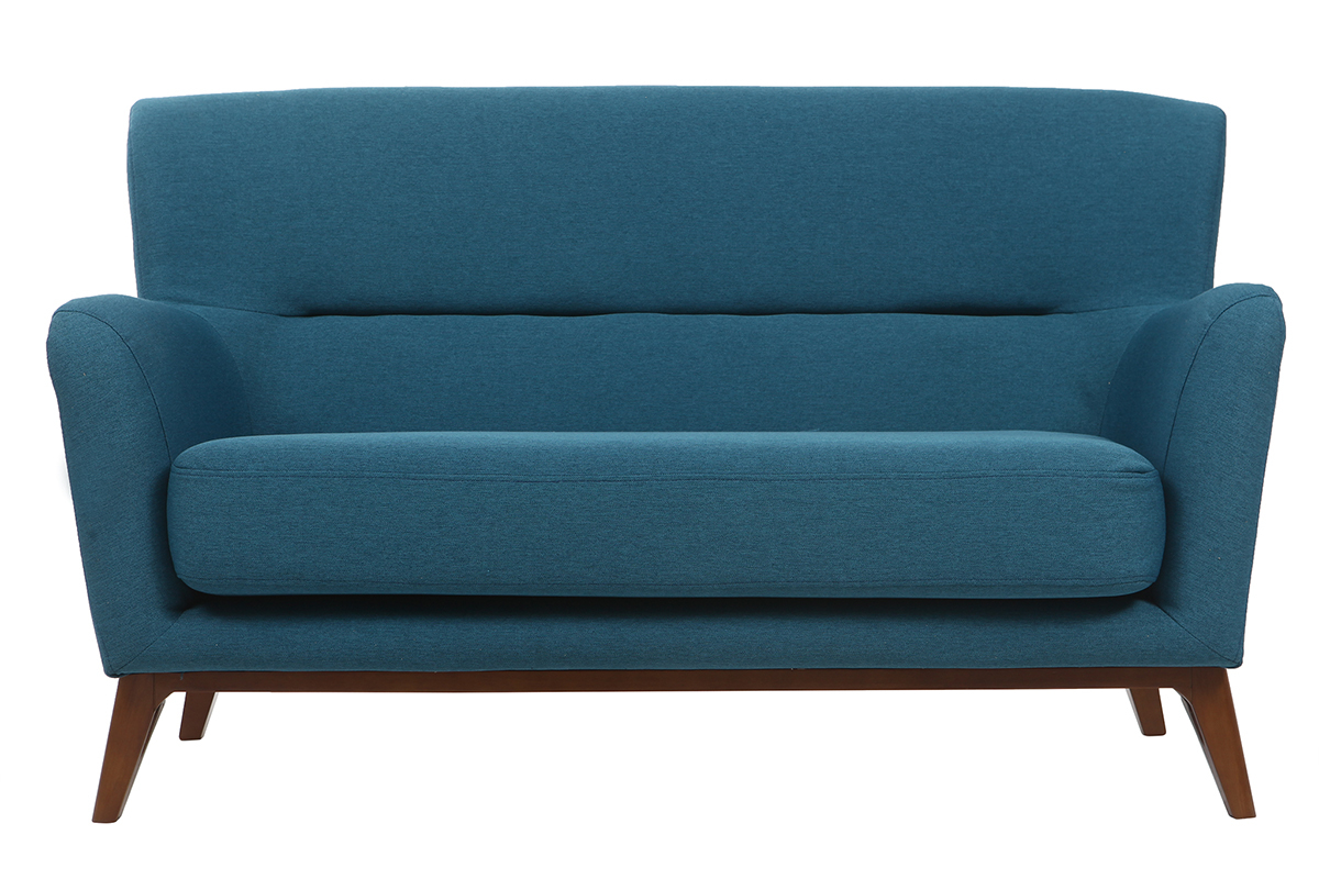 Sof� vintage 2 plazas azul petroleo MARKUS